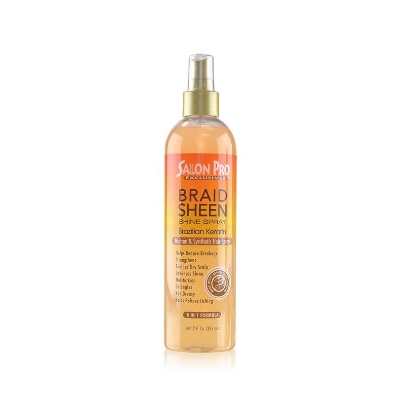 Salon Pro Braid Sheen Spray Keratin 355 ml